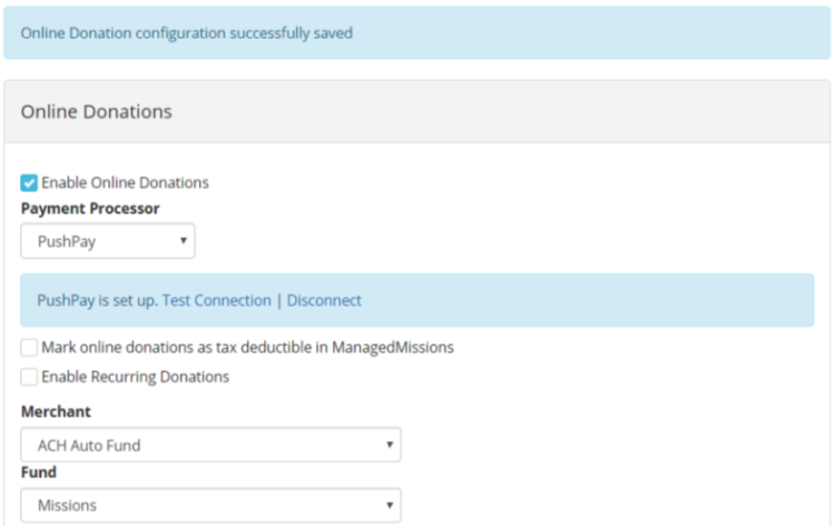 How to Set up the Integration with ManagedMissions