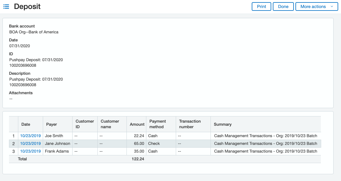 Learning about the Sage Intacct Integration