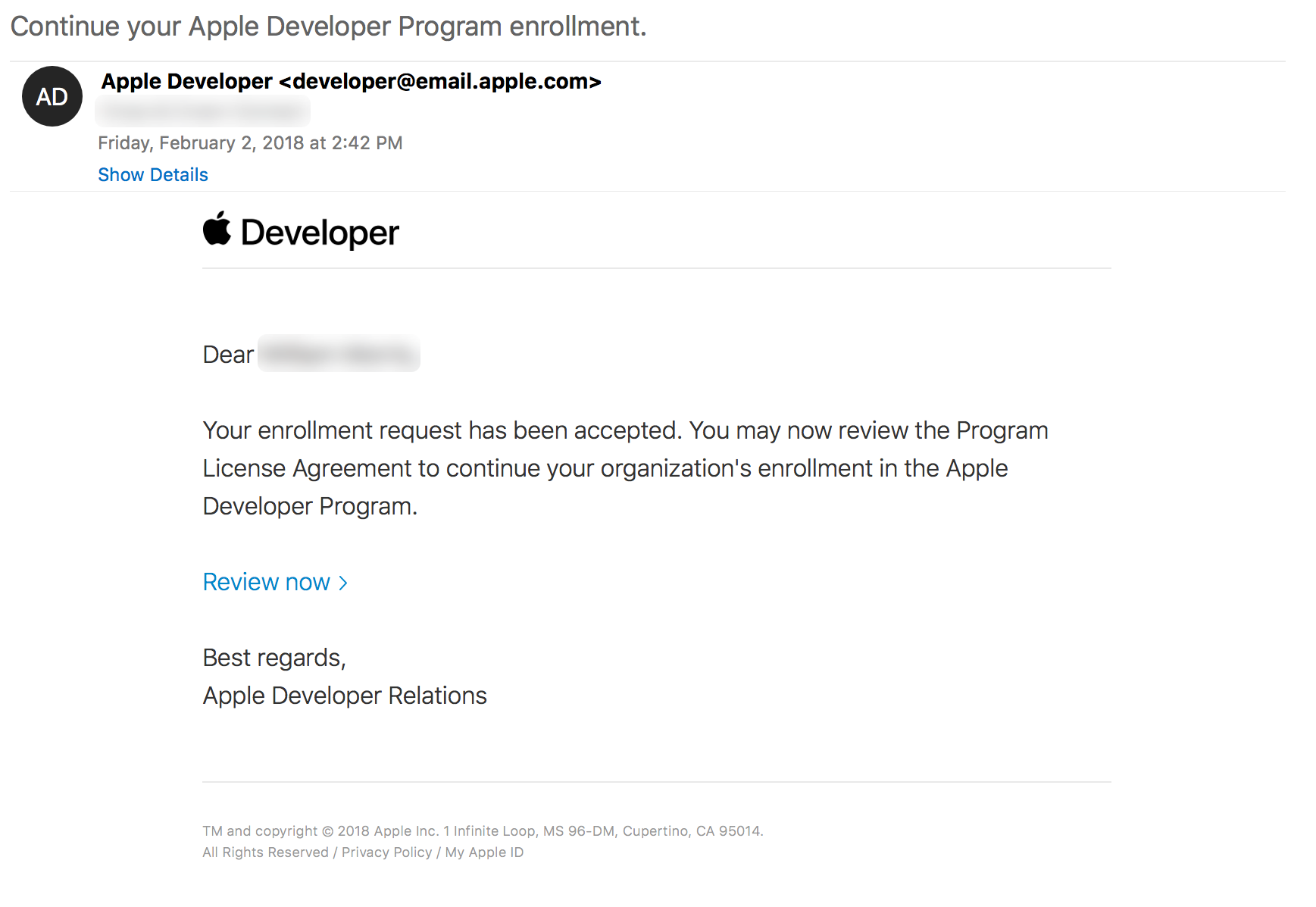 apple developer change email address