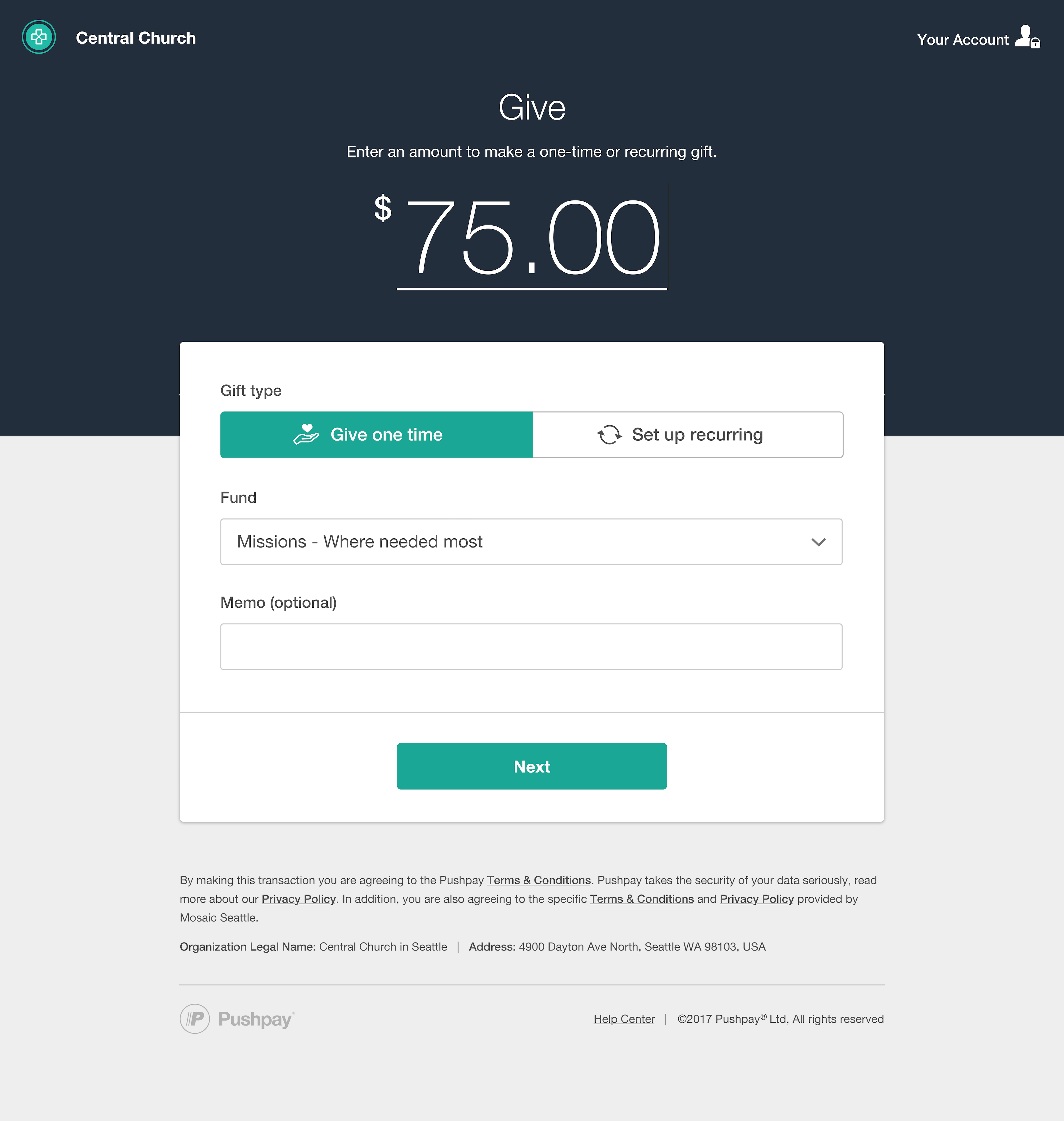 How to Use the Preconfigured Giving Links for Giving Drives & Campaigns