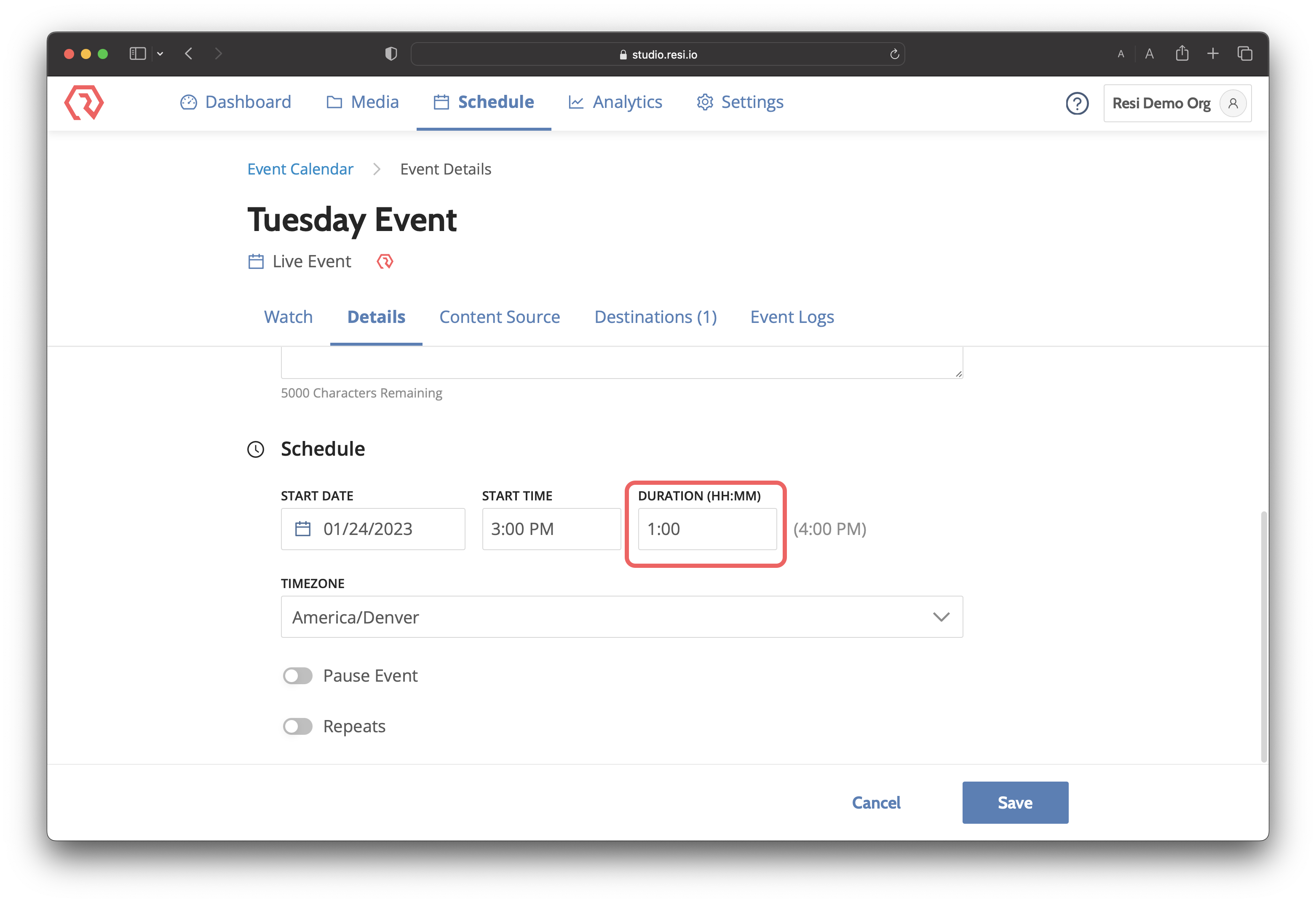 Can I Adjust My Event Duration on the Fly?