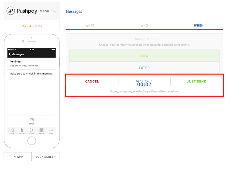 How to Schedule a Push Notification