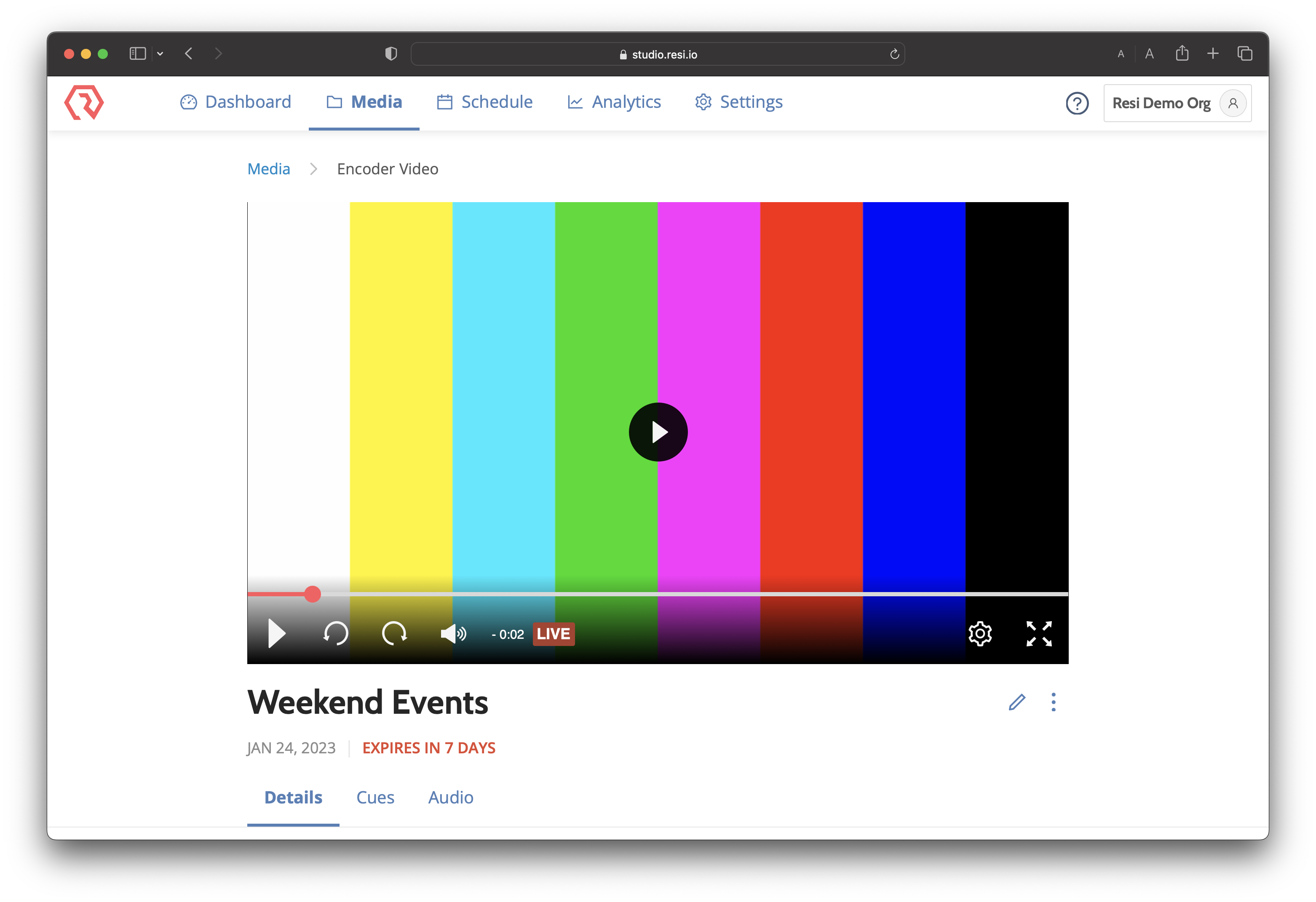 Fixing Color Bars