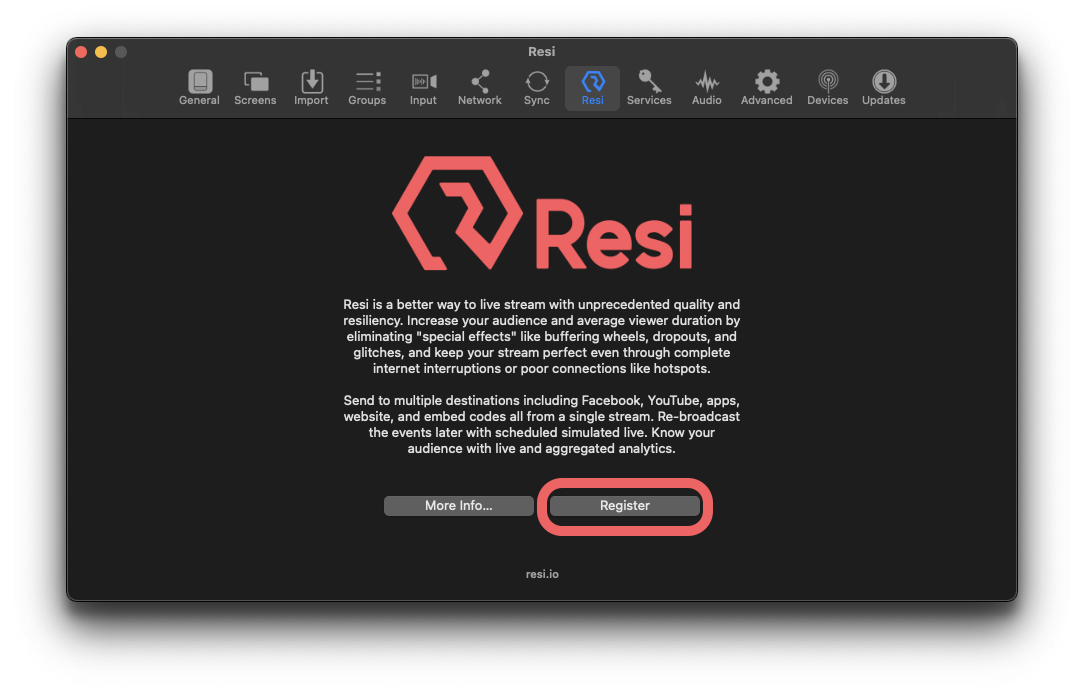 Get Started with Resi (ProPresenter)