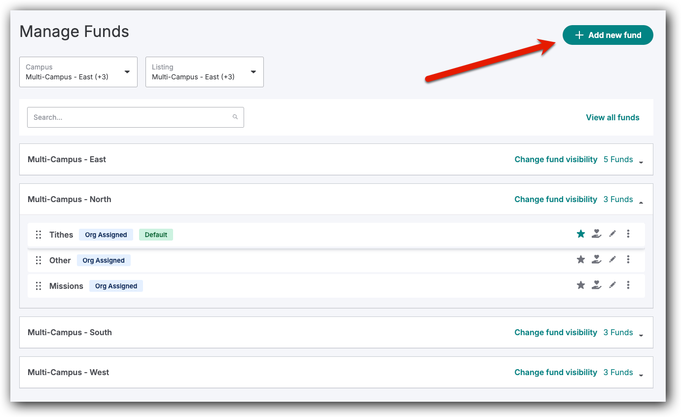 How to Add (Create) a Fund